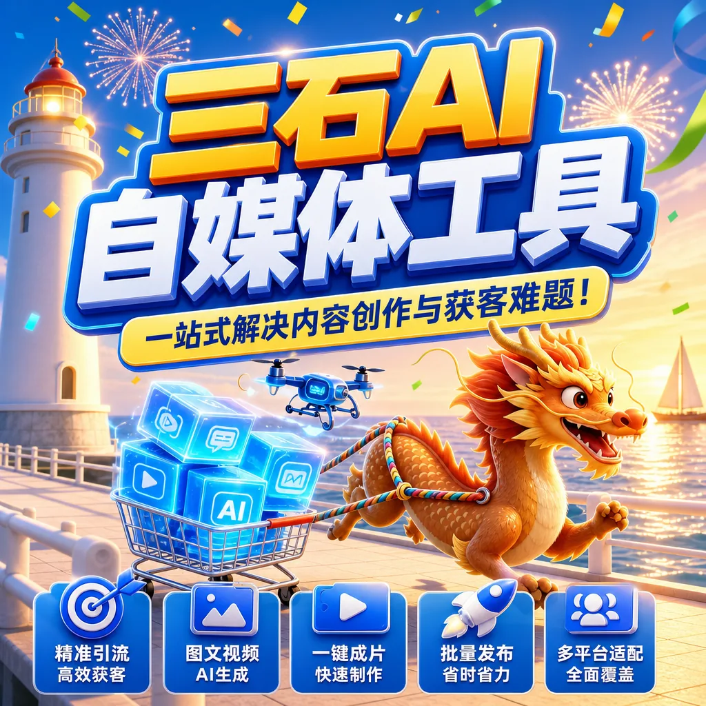 三石传媒 - AI无人直播工具_AI视频图文生成_AI直播培训_AI搜索GEO优化_企业AI获客服务商